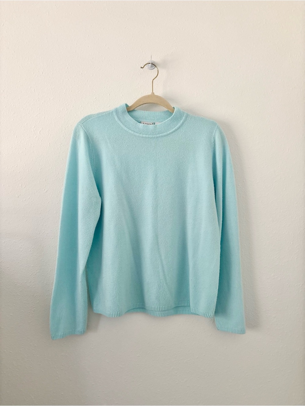 Kim Rogers Light Blue Cashmalon Sweater - Picture 6 of 6